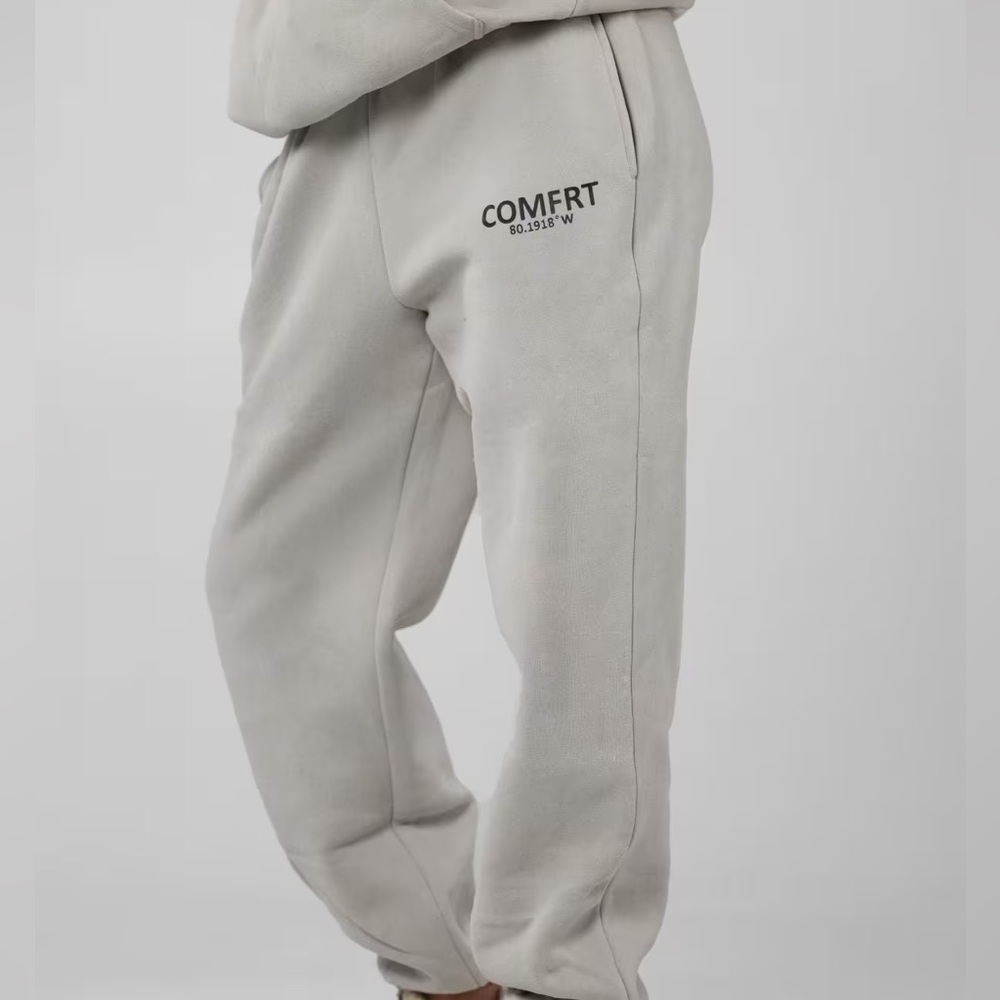 New COMFRT Stone Gray Sweatpants 2X Unisex Pockets Men Women